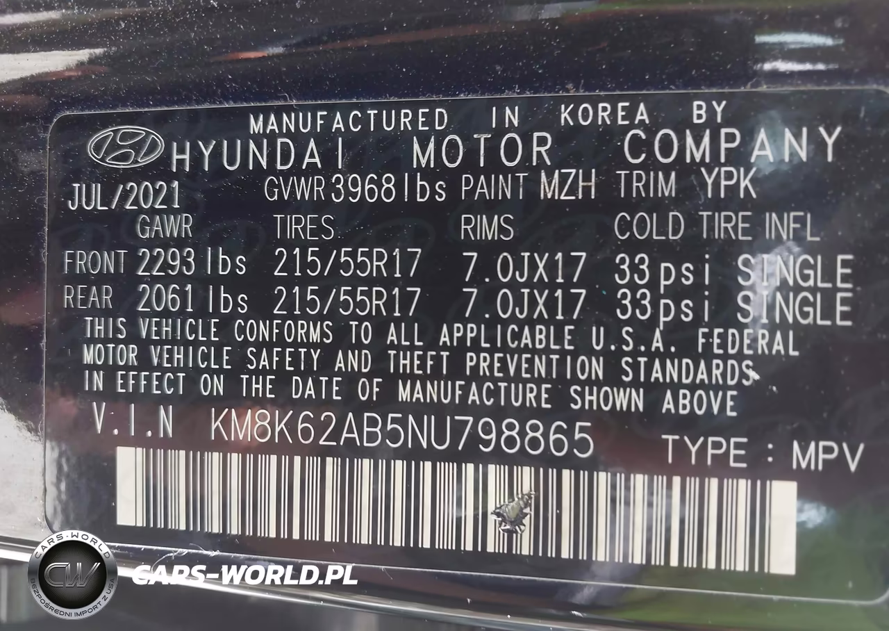 2022 Hyundai Kona Sel VIN:KM8K62AB5NU798865 - 9