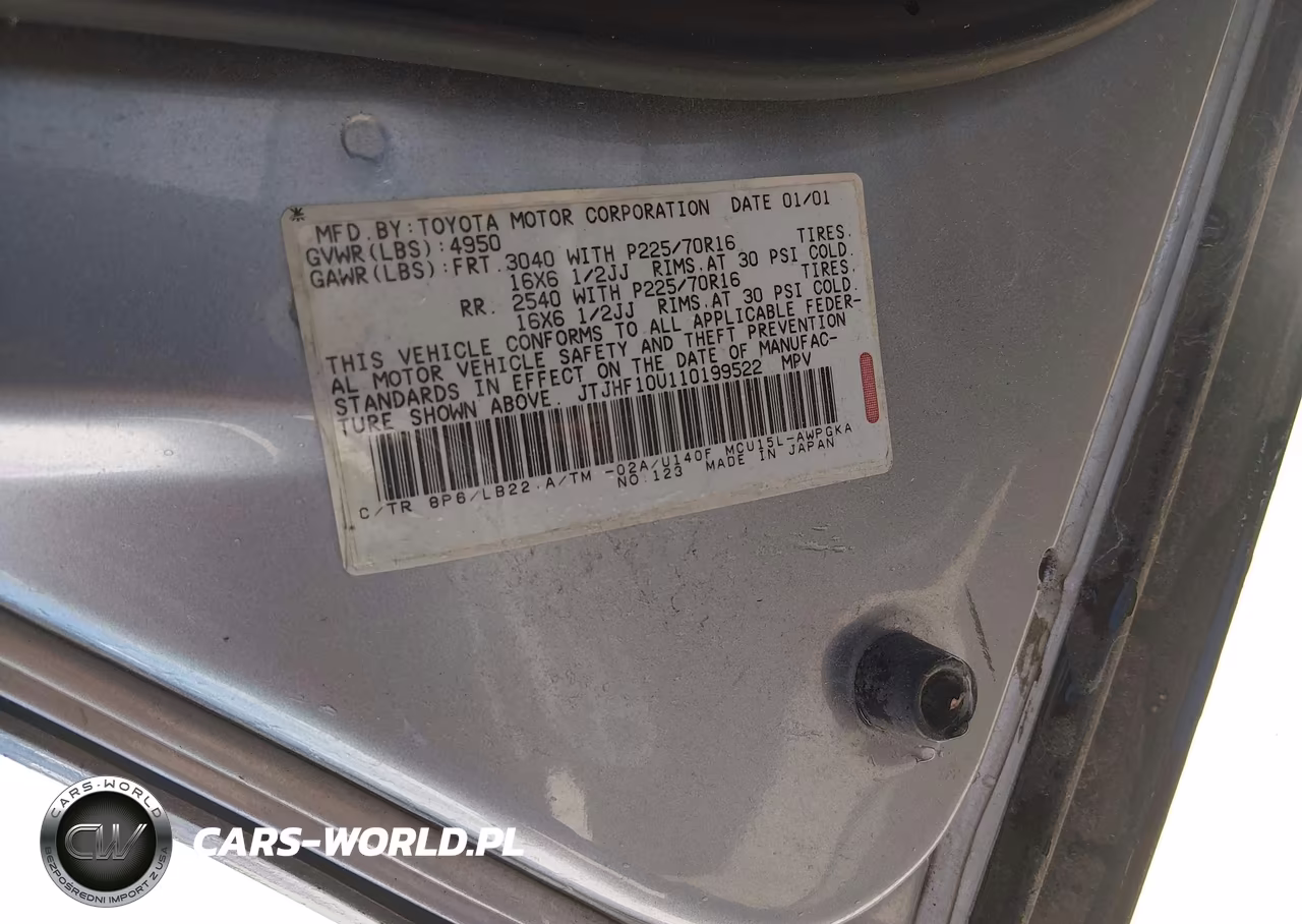 2001 Lexus Rx 300 VIN:JTJHF10U110199522 - 9