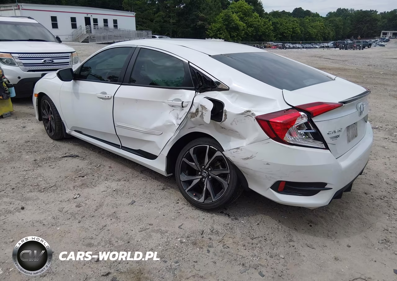 2021 Honda Civic Sport VIN:2HGFC2F80MH523029 - 3