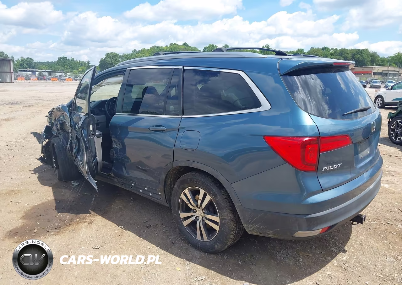 2016 Honda Pilot Ex-L VIN:5FNYF6H58GB107281 - 3