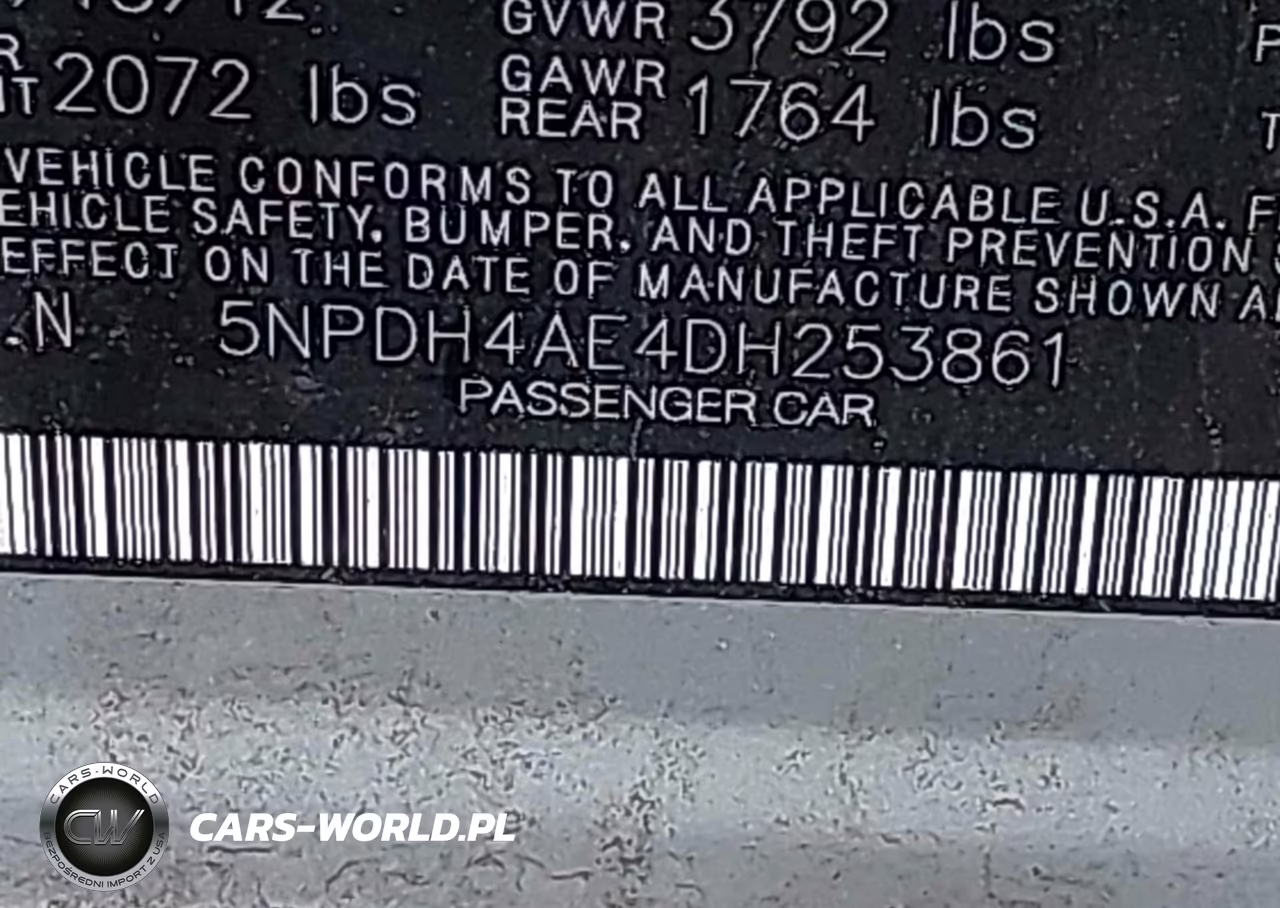 2013 Hyundai Elantra Limited VIN:5NPDH4AE4DH253861 - 9