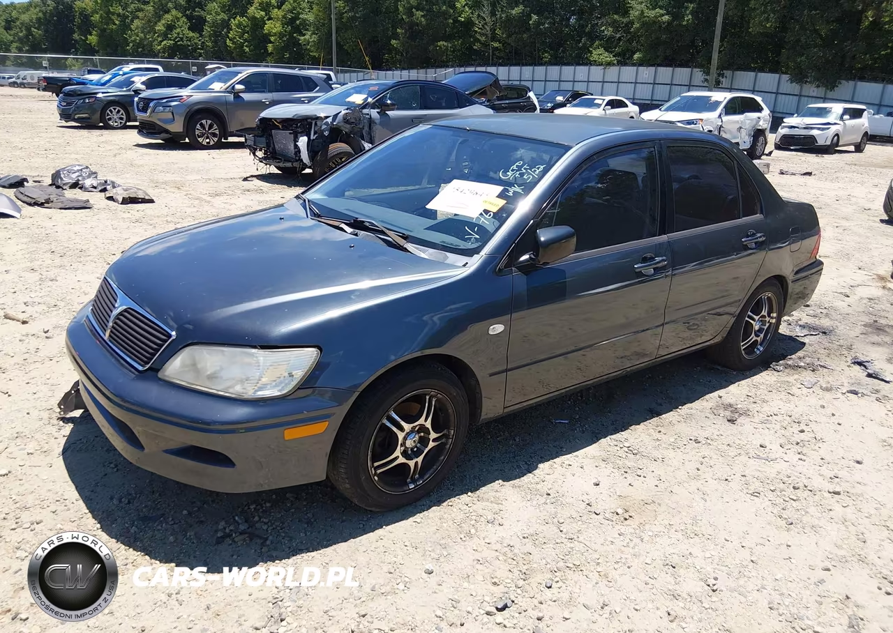 2002 Mitsubishi Lancer Es VIN:JA3AJ26E22U057679 - 2