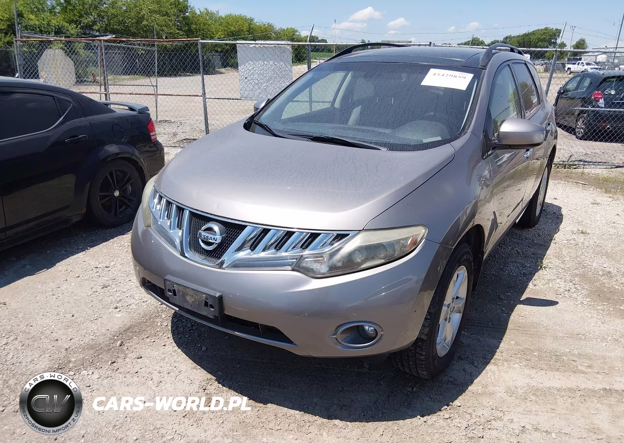 2009 Nissan Murano Sl VIN:JN8AZ18W79W125200 - 2
