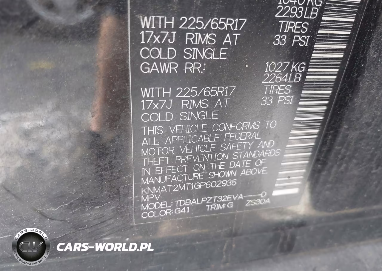 2016 Nissan Rogue S VIN:KNMAT2MT1GP602936 - 9