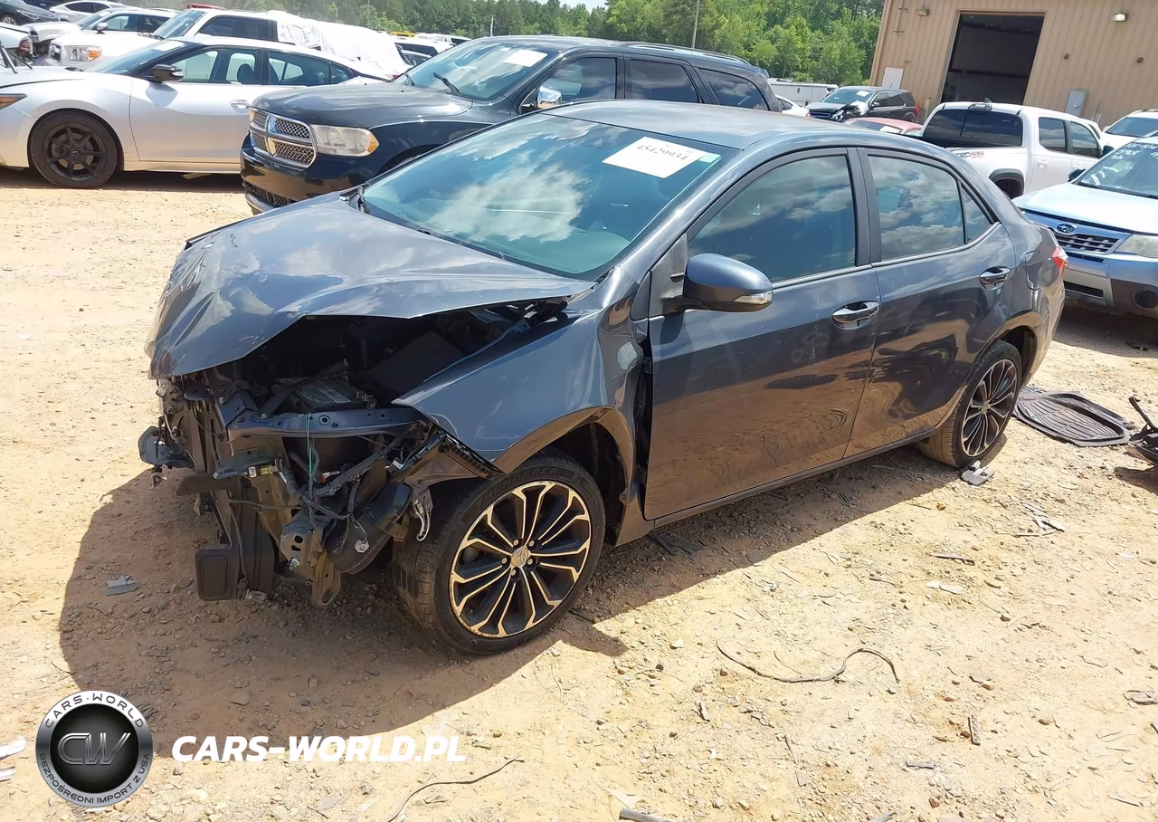 2015 Toyota Corolla S Plus VIN:5YFBURHE9FP324676 - 2