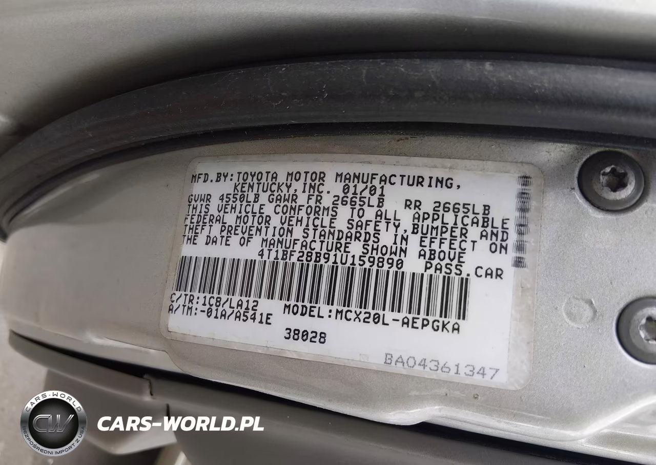 2001 Toyota Avalon Xls VIN:4T1BF28B91U159890 - 9