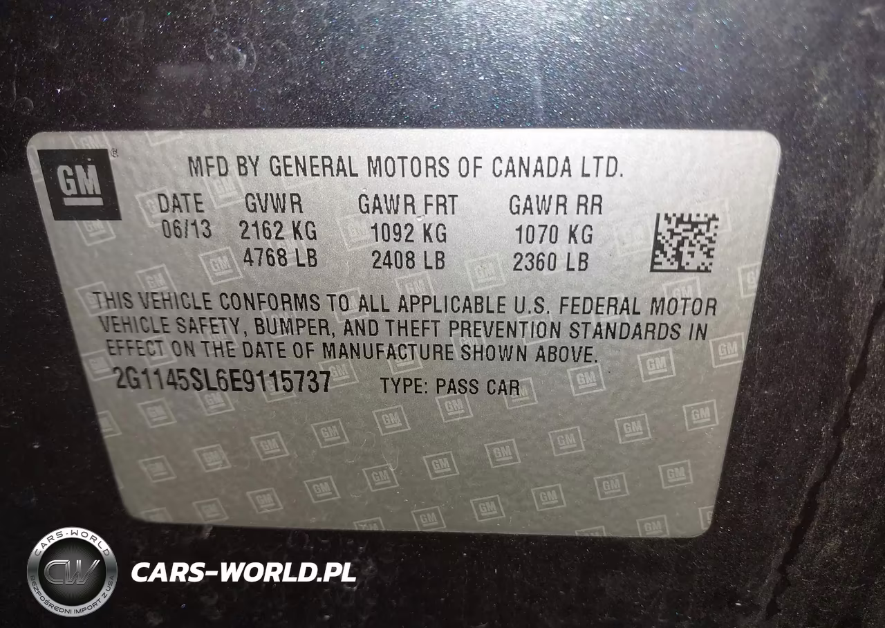 2014 Chevrolet Impala 1Lz VIN:2G1145SL6E9115737 - 9