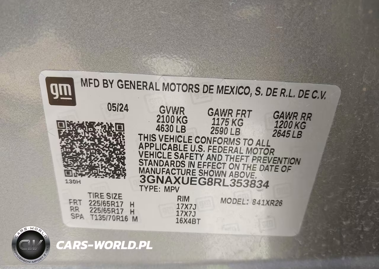 2024 Chevrolet Equinox Awd Lt VIN:3GNAXUEG8RL353834 - 9