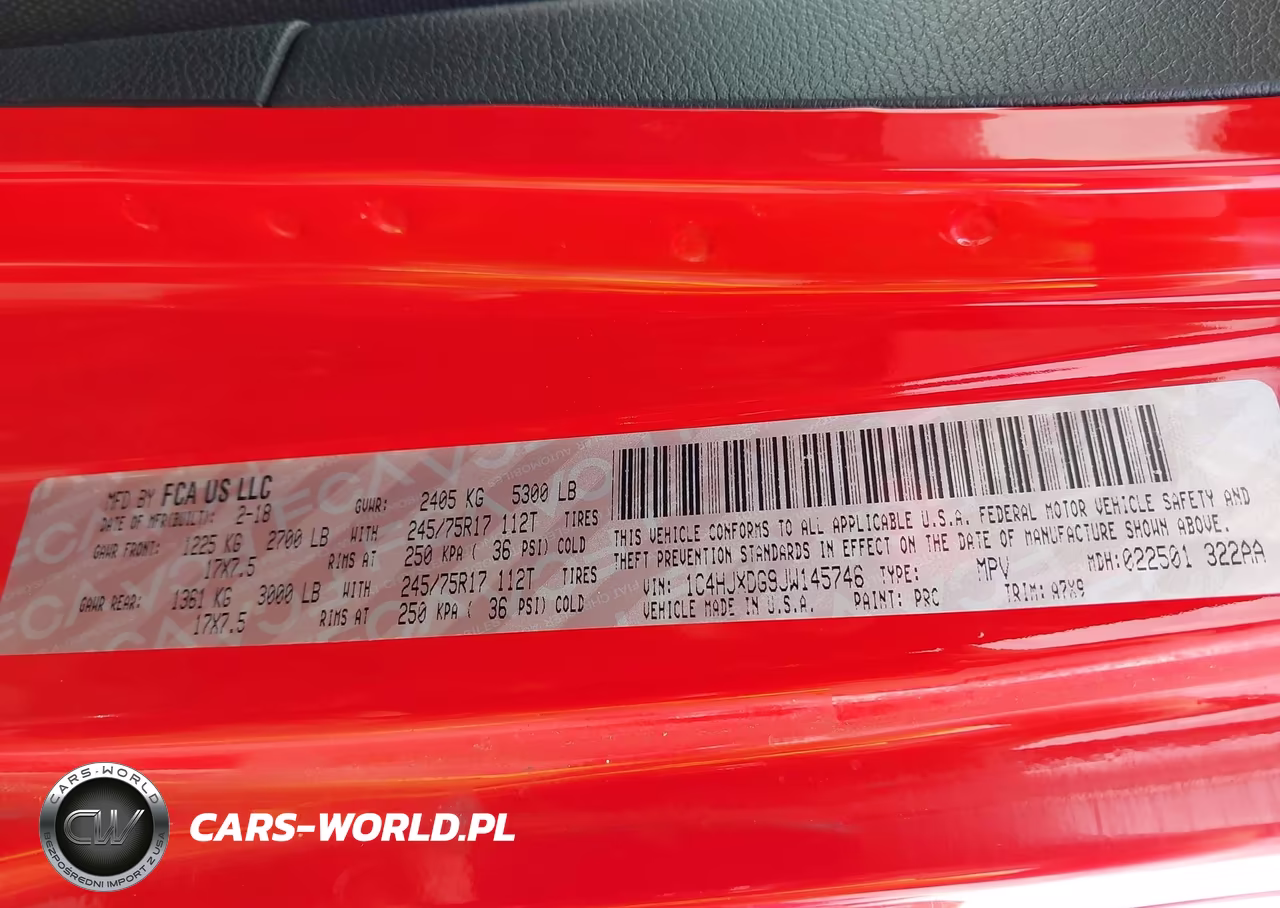 2018 Jeep Wrangler Unlimited Sport 4X4 VIN:1C4HJXDG9JW145746 - 9