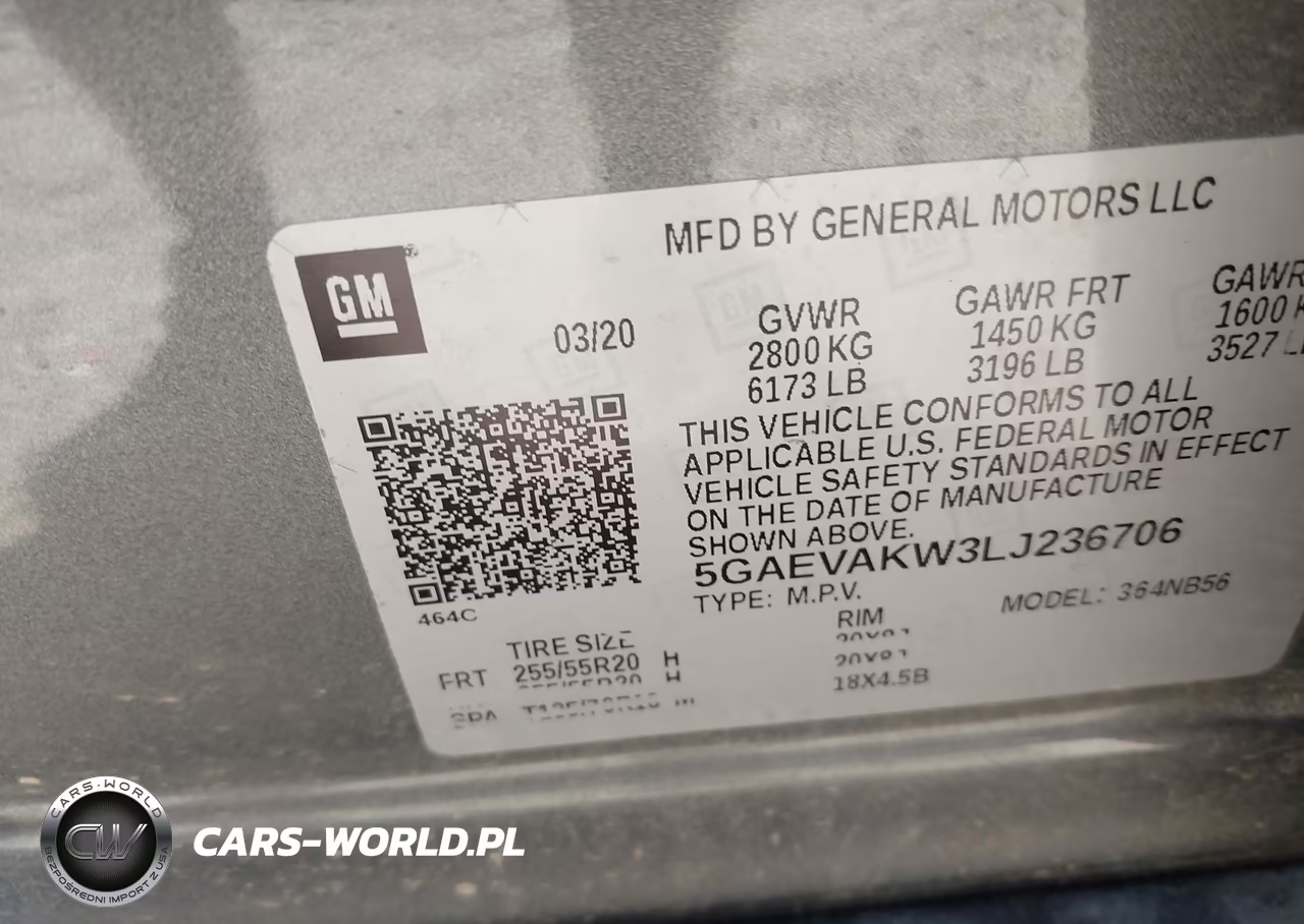 2020 Buick Enclave Awd Essence VIN:5GAEVAKW3LJ236706 - 9