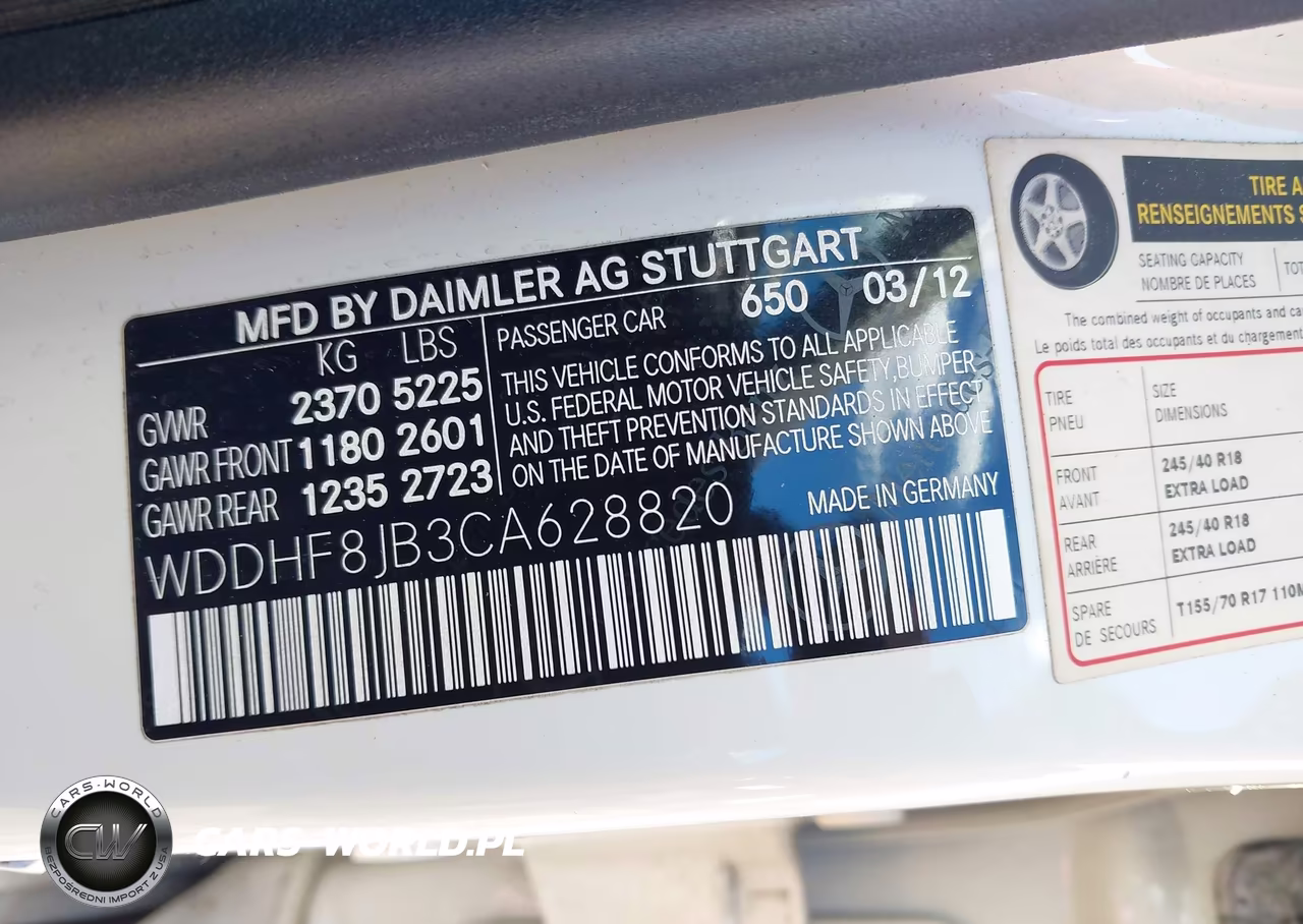 2012 Mercedes-Benz E 350 4Matic VIN:WDDHF8JB3CA628820 - 9