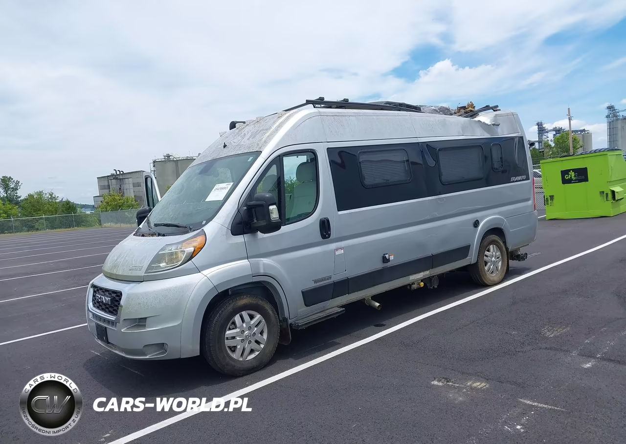 2021 Ram Promaster 3500 Cargo Van High Roof 159 Wb Ext VIN:3C6MRVJG0ME546074 - 2