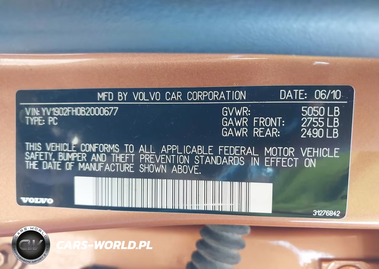 2011 Volvo S60 T6 VIN:YV1902FH0B2000677 - 9
