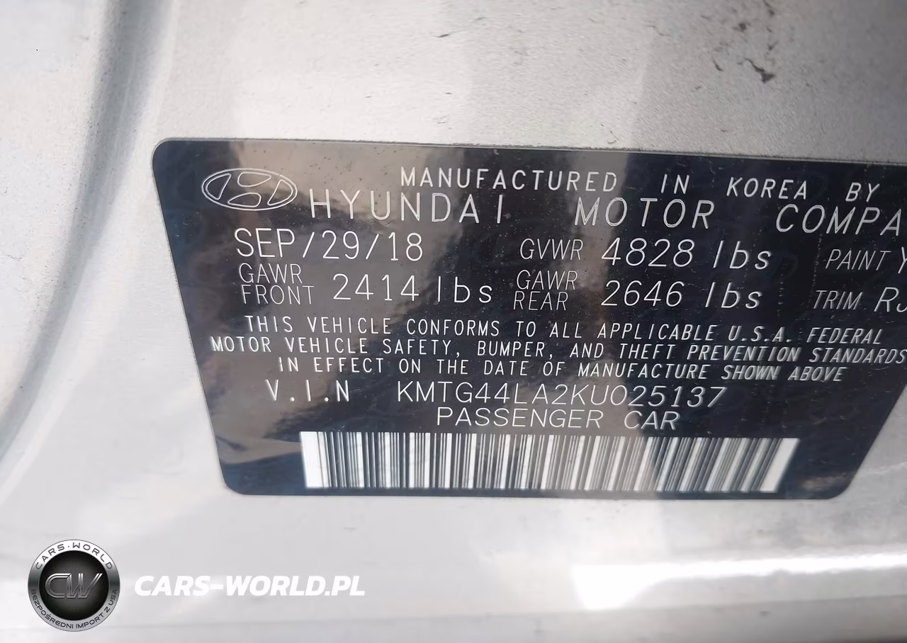 2019 Genesis G70 2.0T Advanced VIN:KMTG44LA2KU025137 - 9