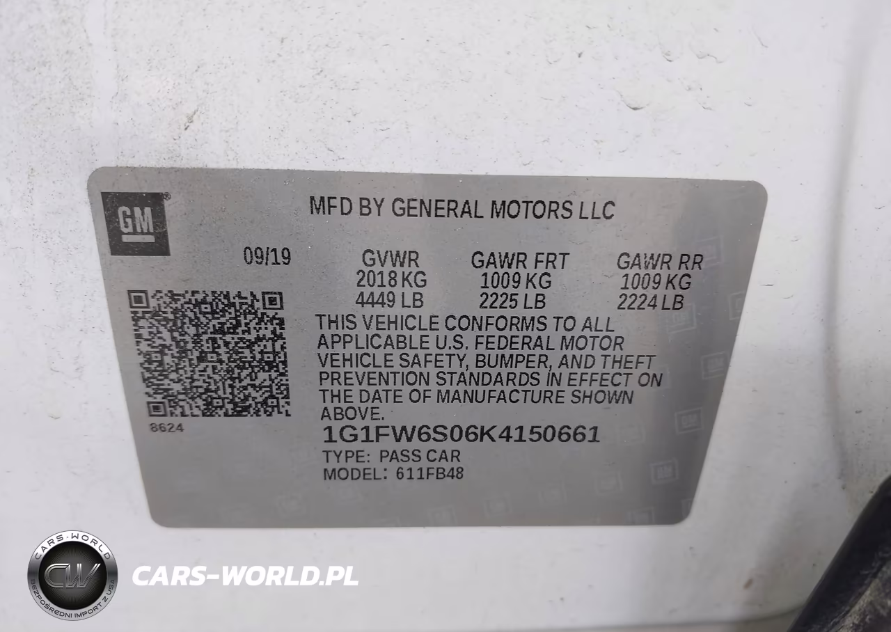 2019 Chevrolet Bolt Ev Lt VIN:1G1FW6S06K4150661 - 9