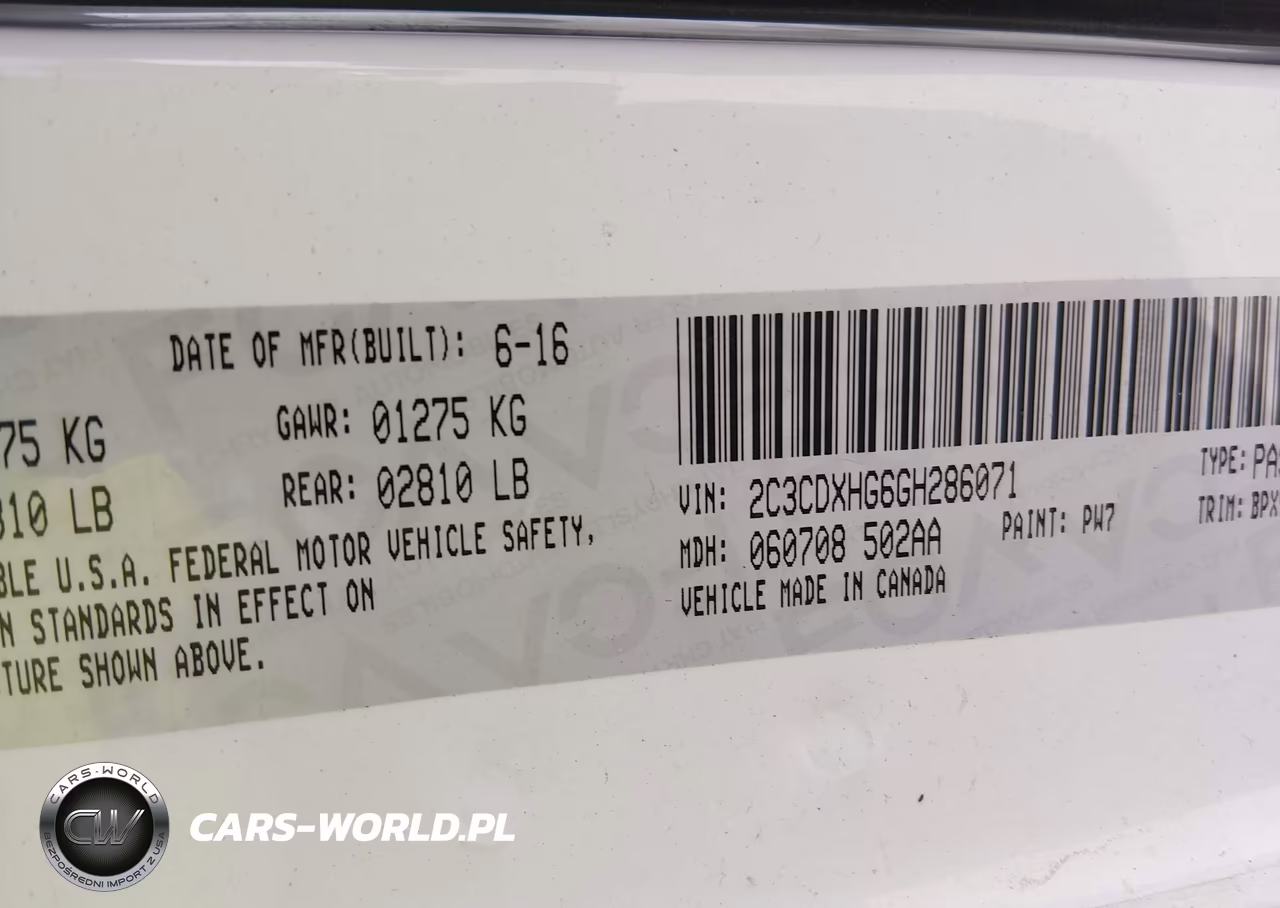 2016 Dodge Charger Sxt VIN:2C3CDXHG6GH286071 - 9
