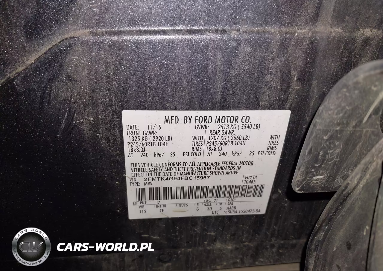 2015 Ford Edge Se VIN:2FMTK4G94FBC15967 - 9