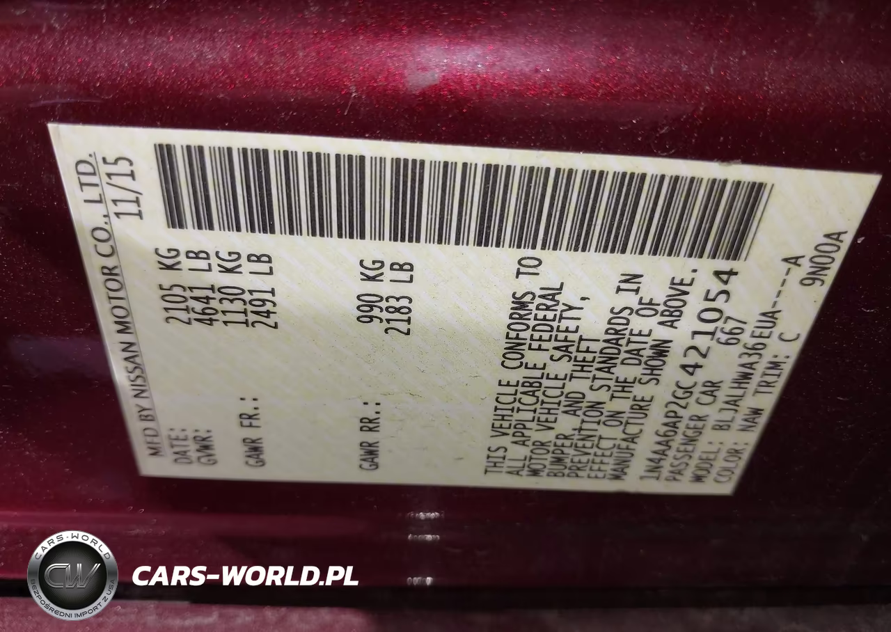 2016 Nissan Maxima 3.5 Platinum VIN:1N4AA6AP2GC421054 - 9