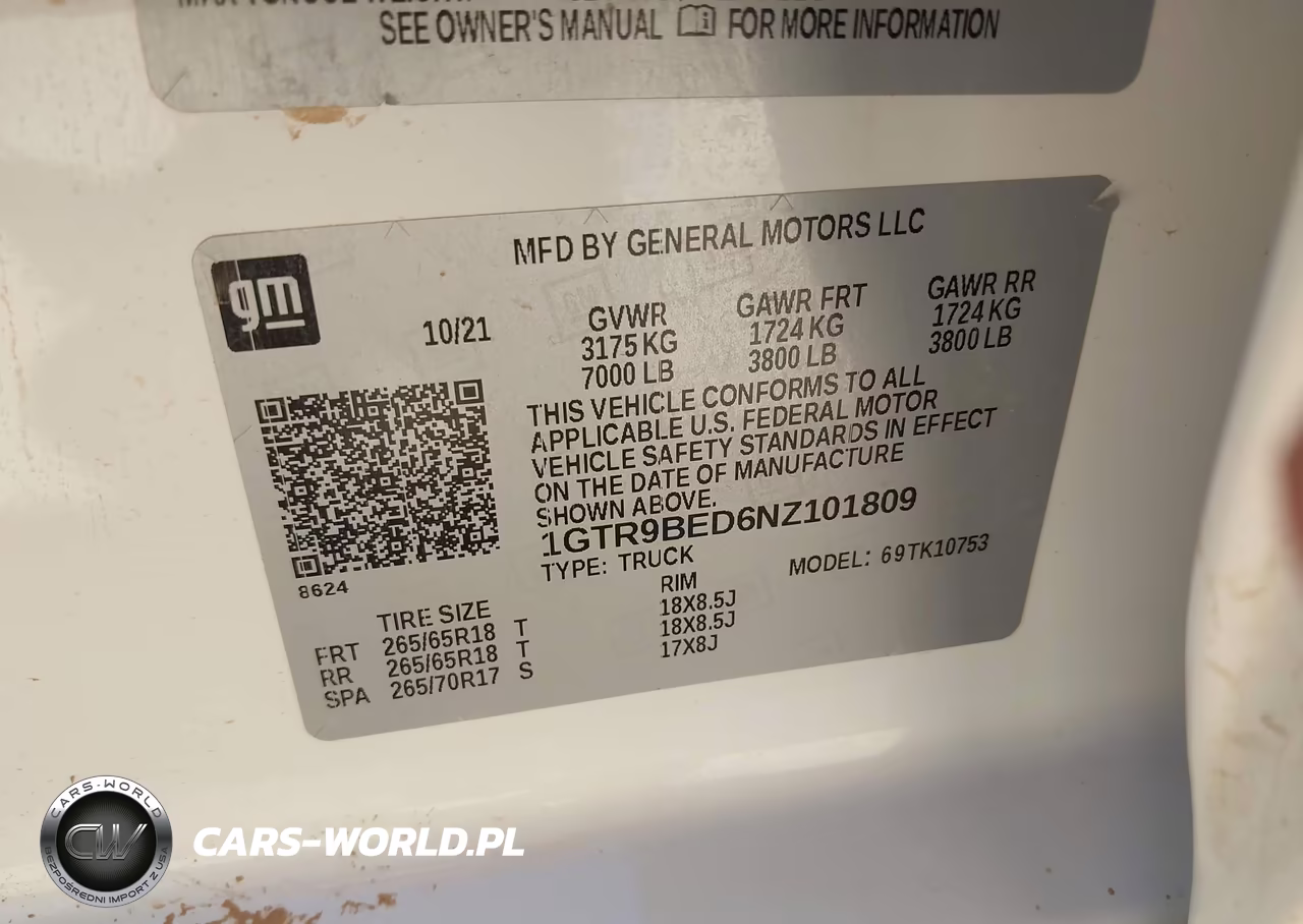 2022 GMC Sierra 1500 Limited 4Wd Standard Box Sle VIN:1GTR9BED6NZ101809 - 9