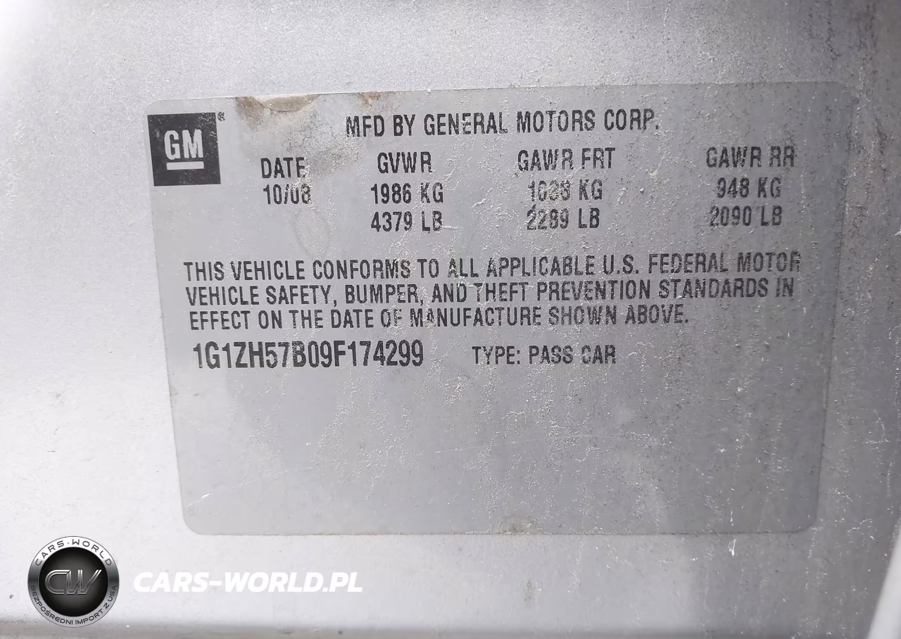 2009 Chevrolet Malibu Lt VIN:1G1ZH57B09F174299 - 9