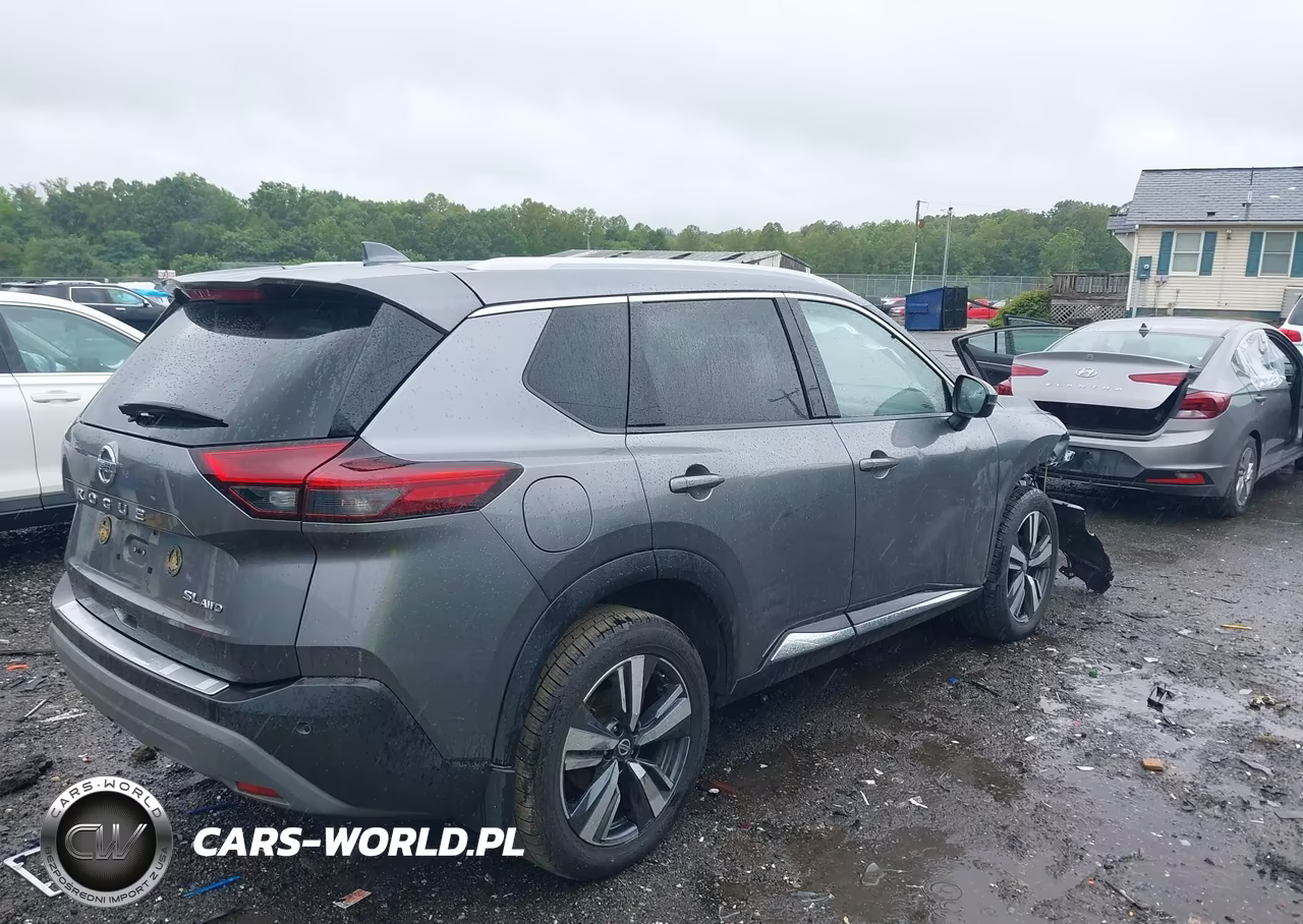 2021 Nissan Rogue Sl Intelligent Awd VIN:JN8AT3CB1MW200290 - 4