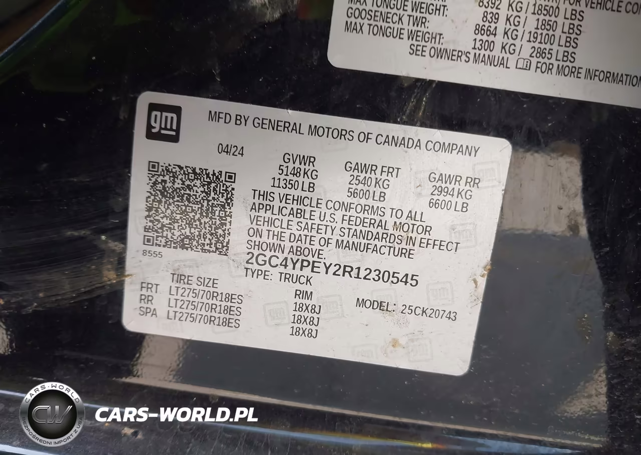 2024 Chevrolet Silverado 2500Hd 4Wd Standard Bed Ltz VIN:2GC4YPEY2R1230545 - 9