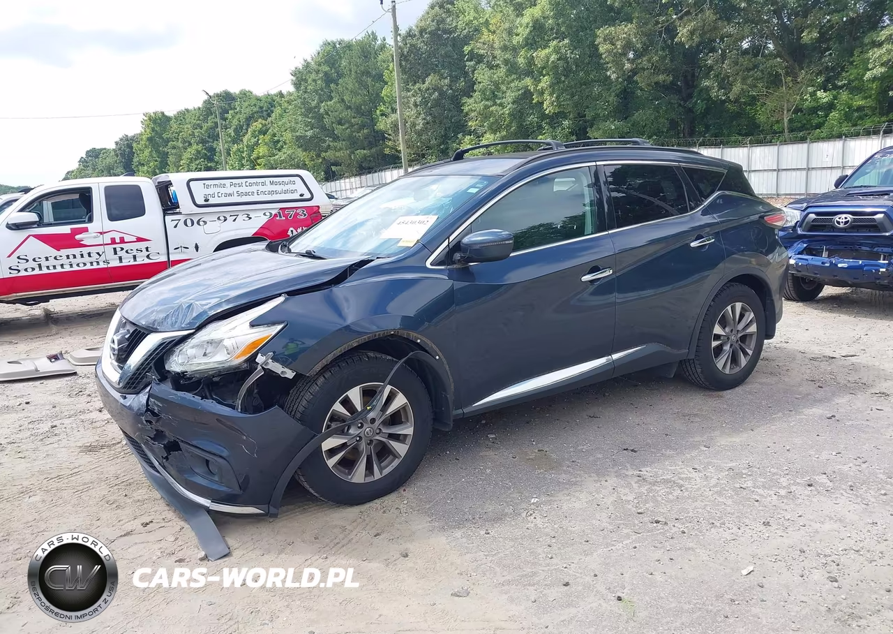 2017 Nissan Murano Sv VIN:5N1AZ2MG6HN134695 - 2