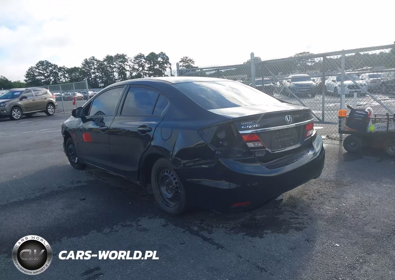 2015 Honda Civic Lx VIN:19XFB2F50FE254875 - 3