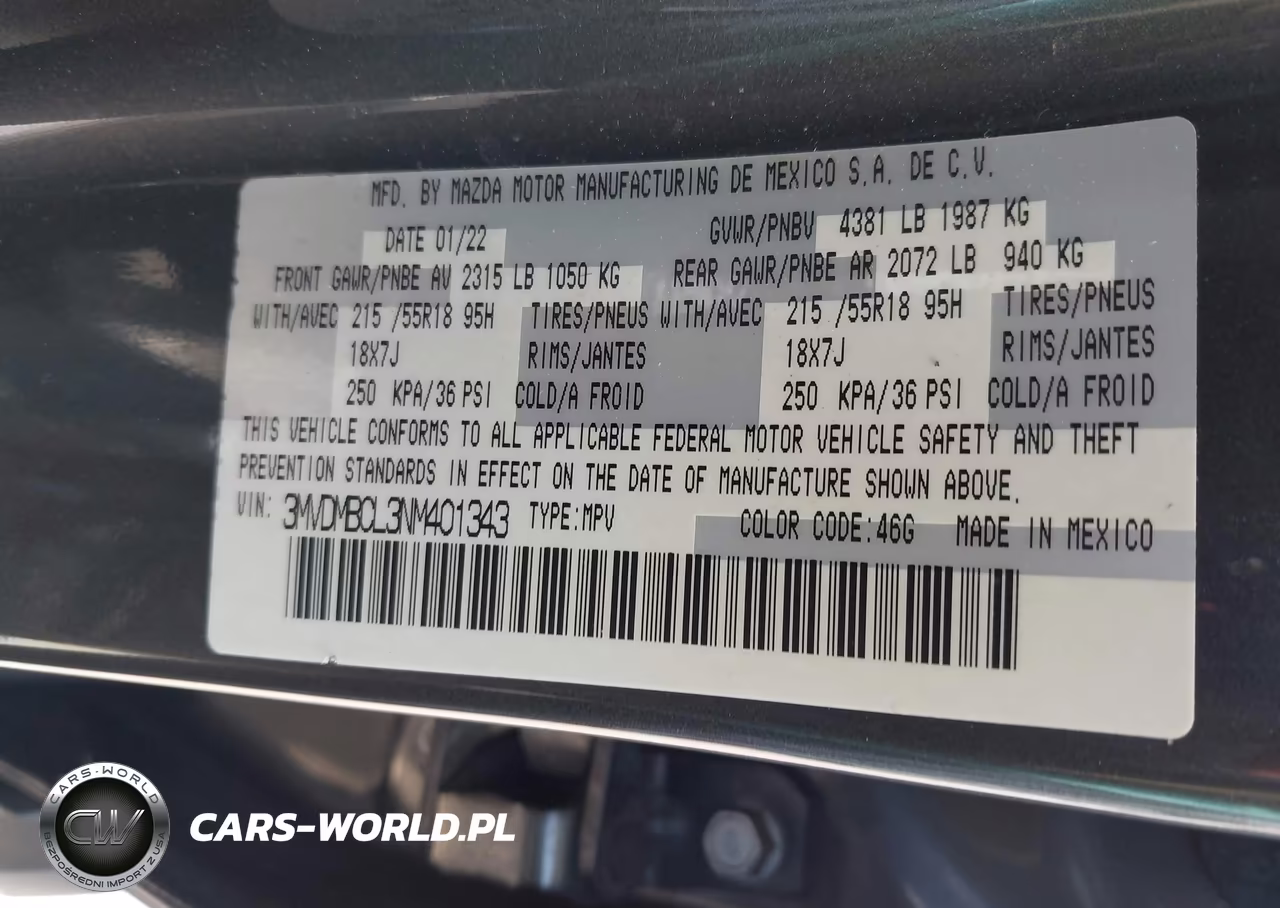 2022 Mazda Cx-30 Preferred VIN:3MVDMBCL3NM401343 - 9