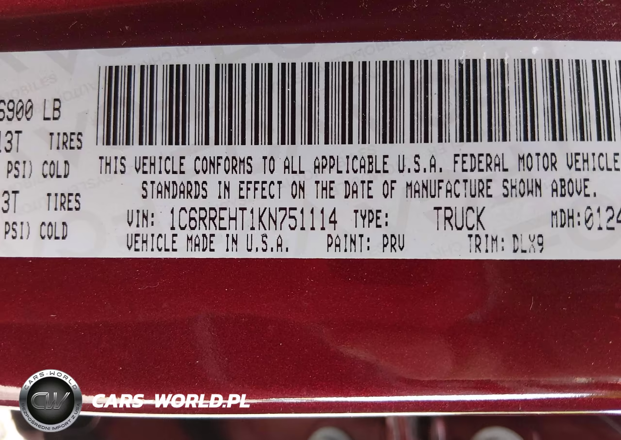 2019 Ram 1500 Limited 4X2 5'7 Box VIN:1C6RREHT1KN751114 - 9