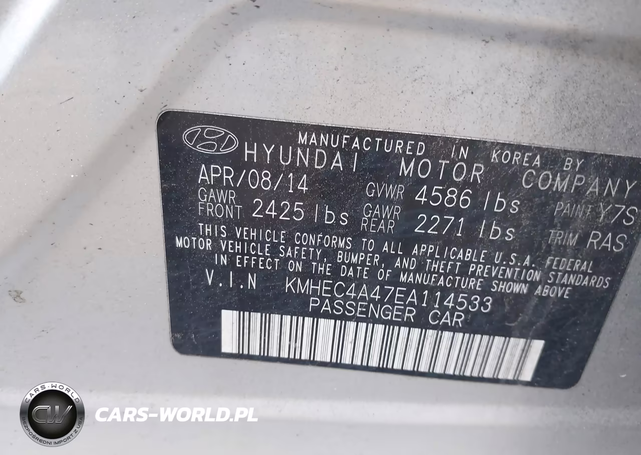2014 Hyundai Sonata Hybrid VIN:KMHEC4A47EA114533 - 9