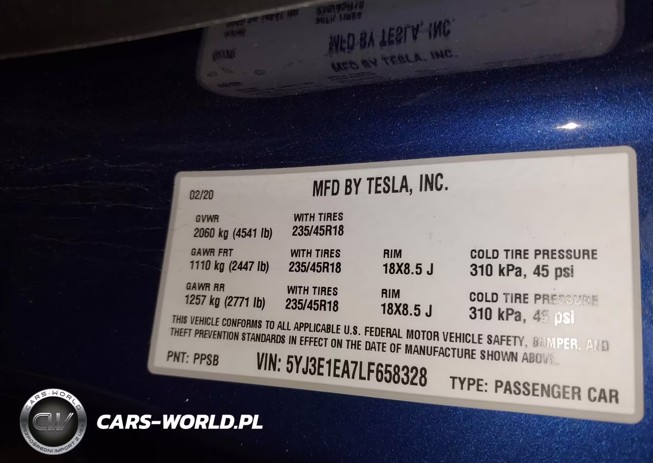 2020 Tesla Model 3 Standard Range Plus Rear-Wheel Drive-Standard Range Rear-Wheel Drive VIN:5YJ3E1EA7LF658328 - 9