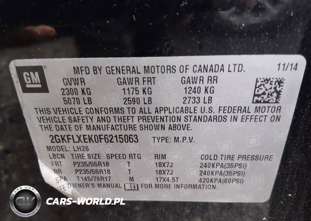 2015 GMC Terrain Slt-1 VIN:2GKFLXEK0F6215063 - 9