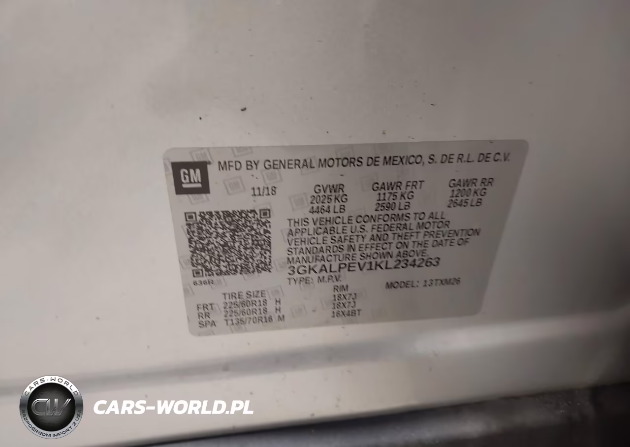 2019 GMC Terrain Slt VIN:3GKALPEV1KL234263 - 9