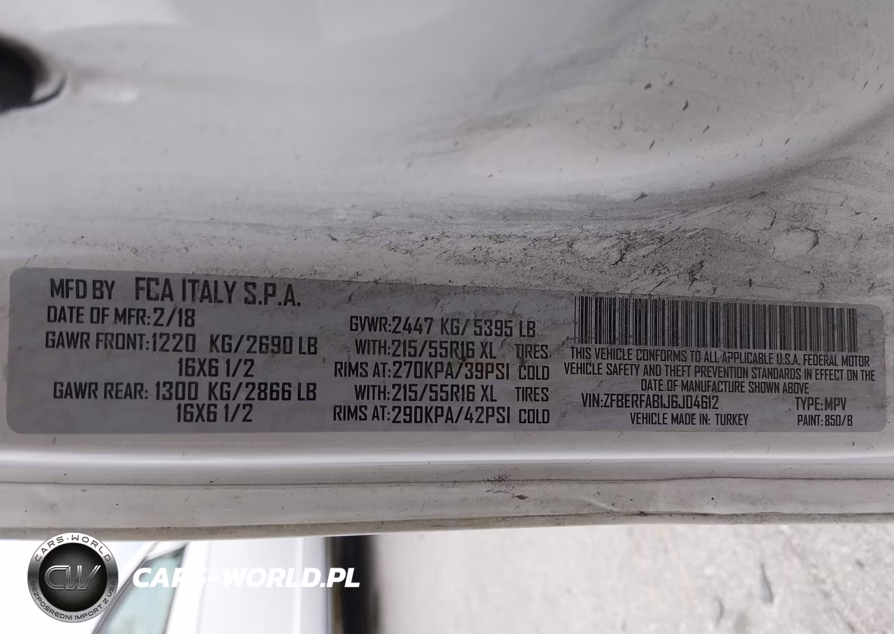 2018 Ram Promaster City Tradesman VIN:ZFBERFAB1J6J04612 - 9