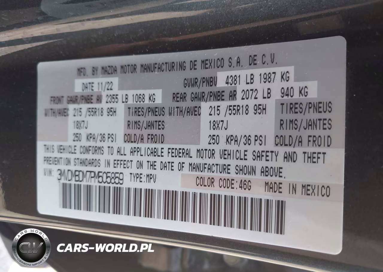 2023 Mazda Cx-30 2.5 S Premium VIN:3MVDMBDM7PM505859 - 9