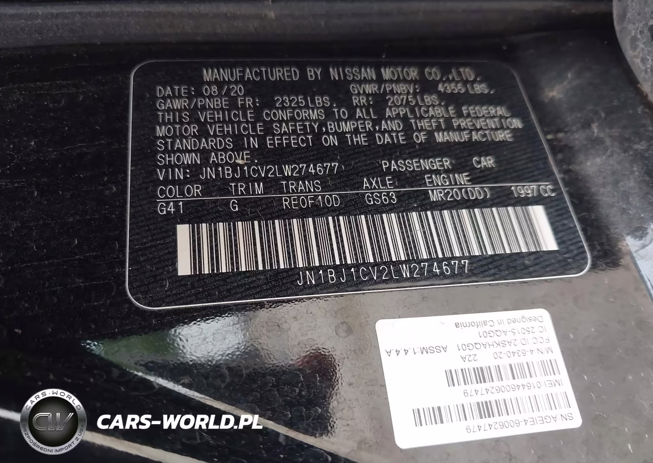 2020 Nissan Rogue Sport S Fwd Xtronic Cvt VIN:JN1BJ1CV2LW274677 - 9