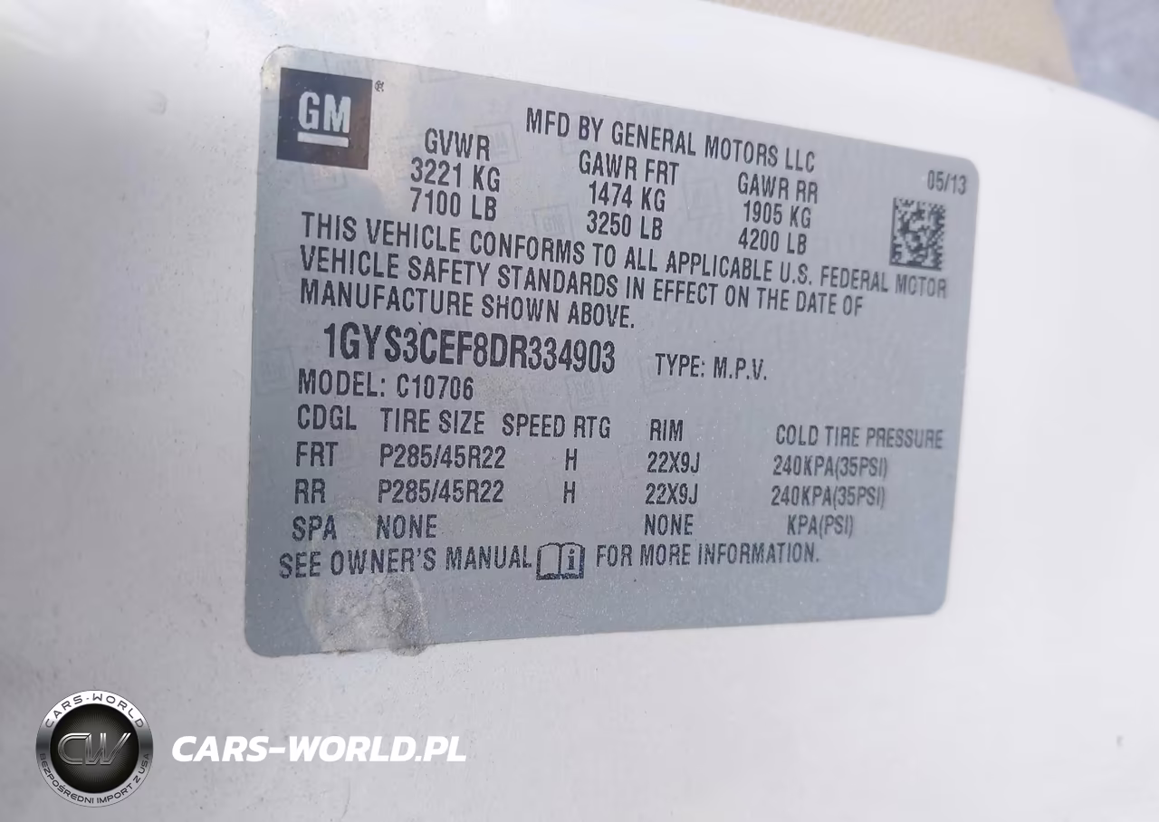 2013 Cadillac Escalade Premium VIN:1GYS3CEF8DR334903 - 9