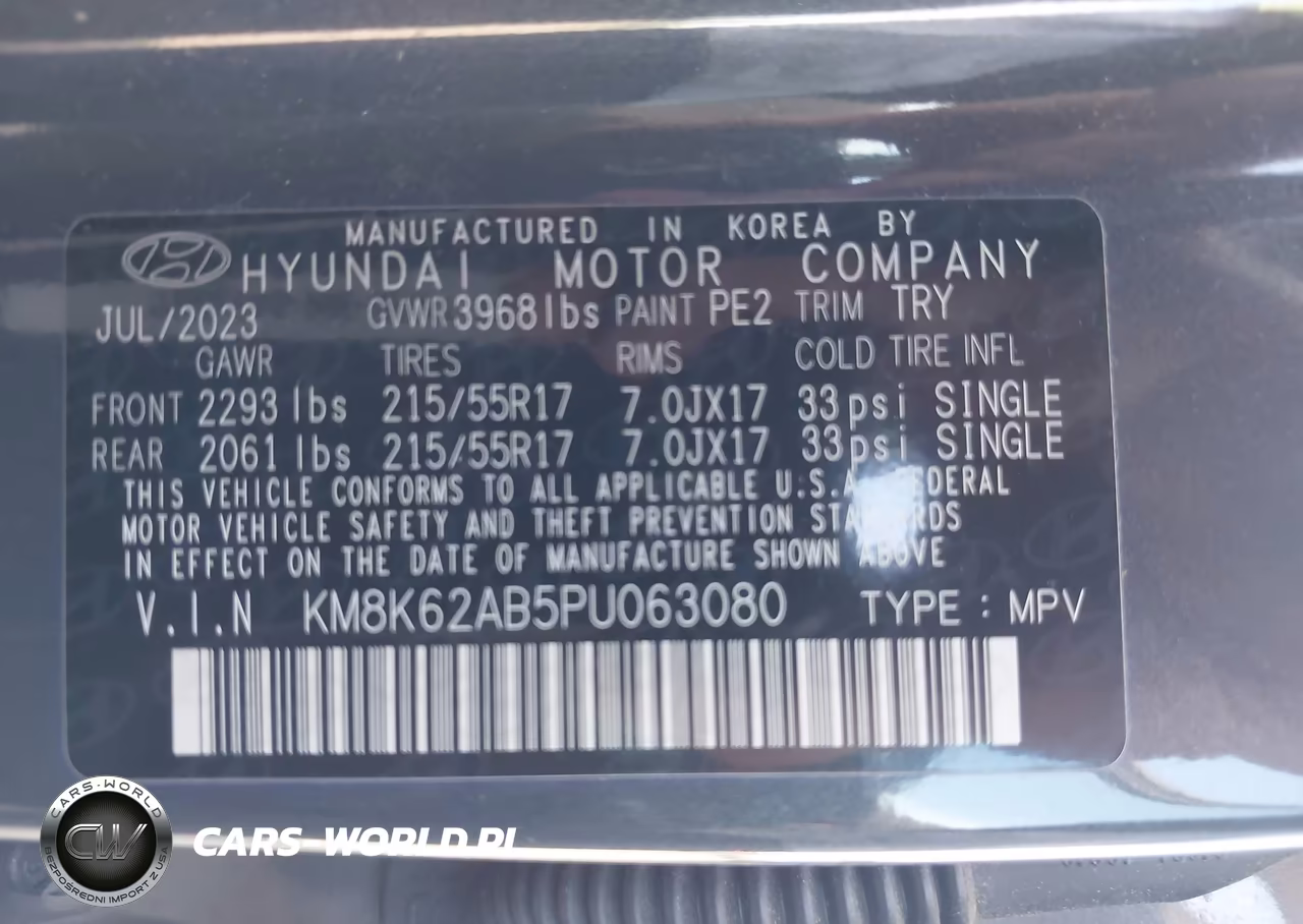 2023 Hyundai Kona Sel VIN:KM8K62AB5PU063080 - 9