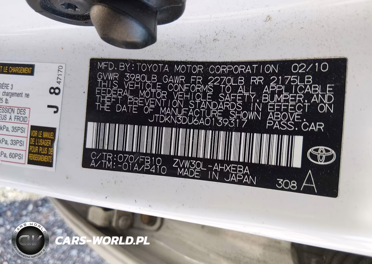 2010 Toyota Prius Ii VIN:JTDKN3DU6A0139317 - 9