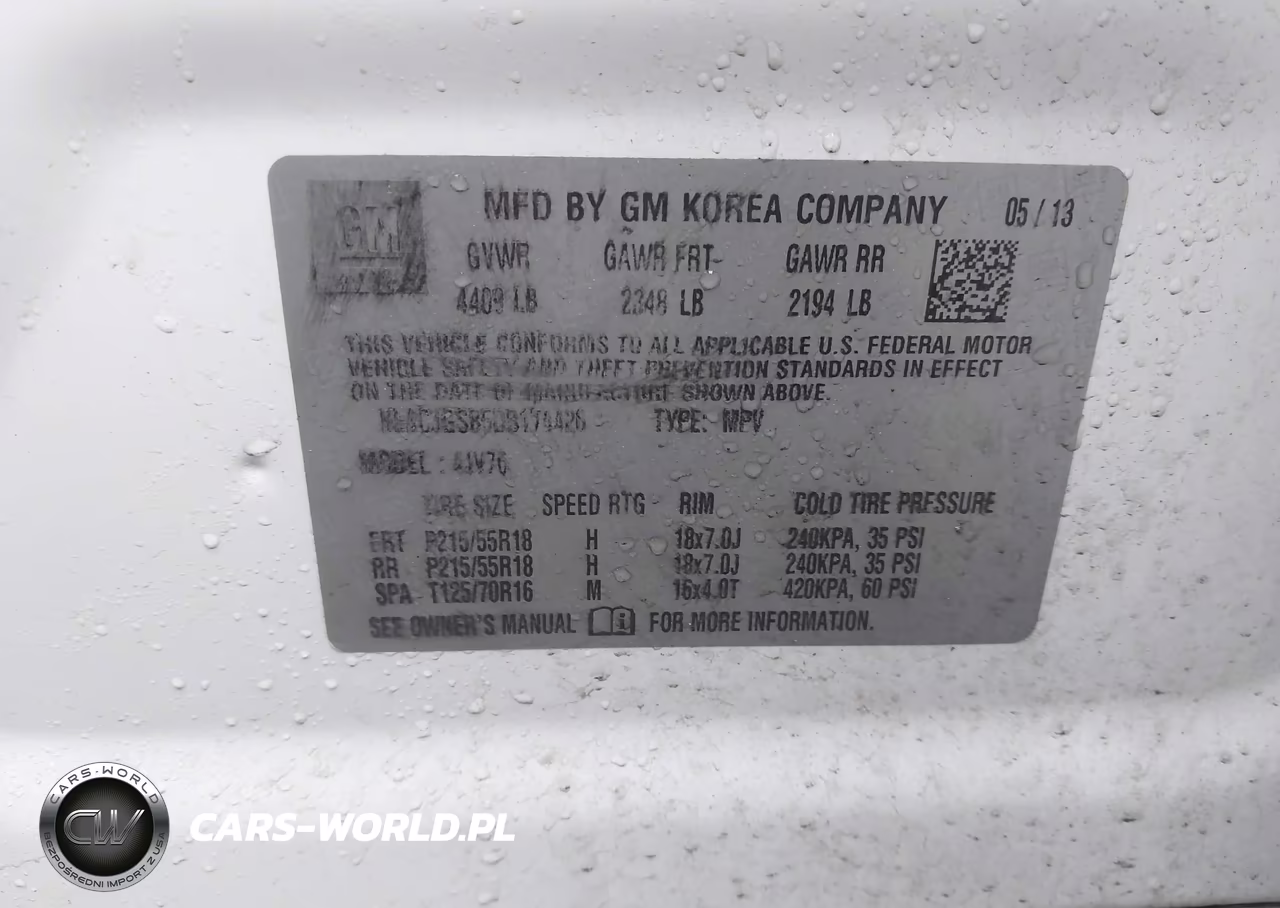 2013 Buick Encore Leather VIN:KL4CJGSB5DB174426 - 9