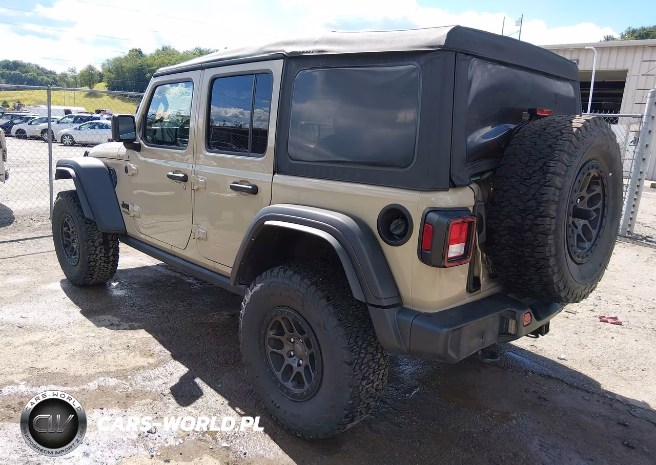 2022 Jeep Wrangler Unlimited Willys Sport 4X4 VIN:1C4HJXDN3NW237603 - 3