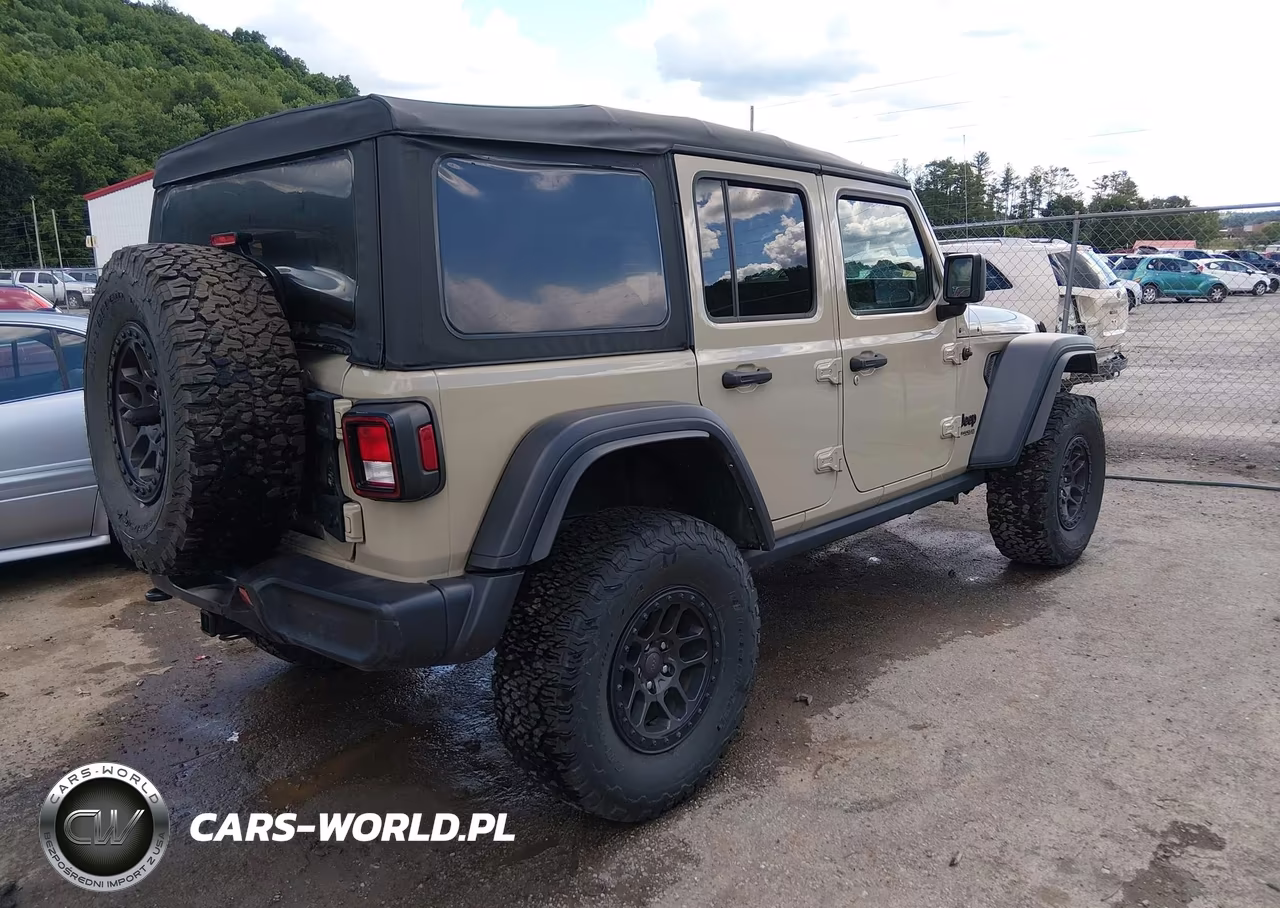 2022 Jeep Wrangler Unlimited Willys Sport 4X4 VIN:1C4HJXDN3NW237603 - 4