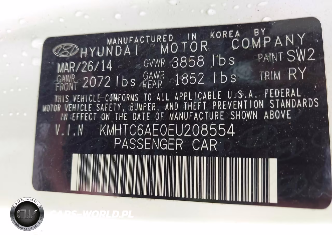 2014 Hyundai Veloster Turbo R-Spec VIN:KMHTC6AE0EU208554 - 9