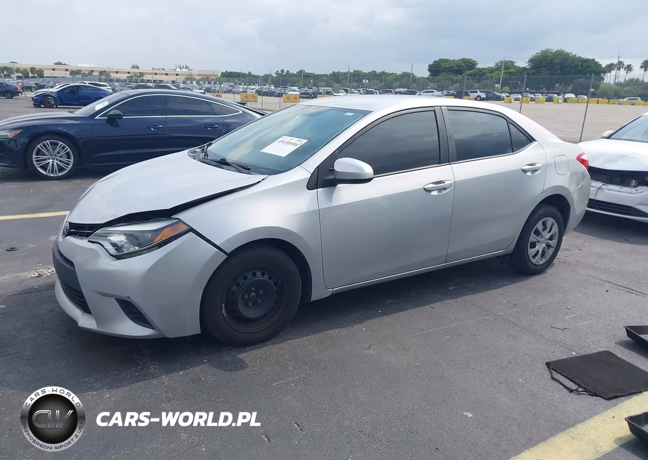 2015 Toyota Corolla L VIN:2T1BURHE8FC249419 - 2