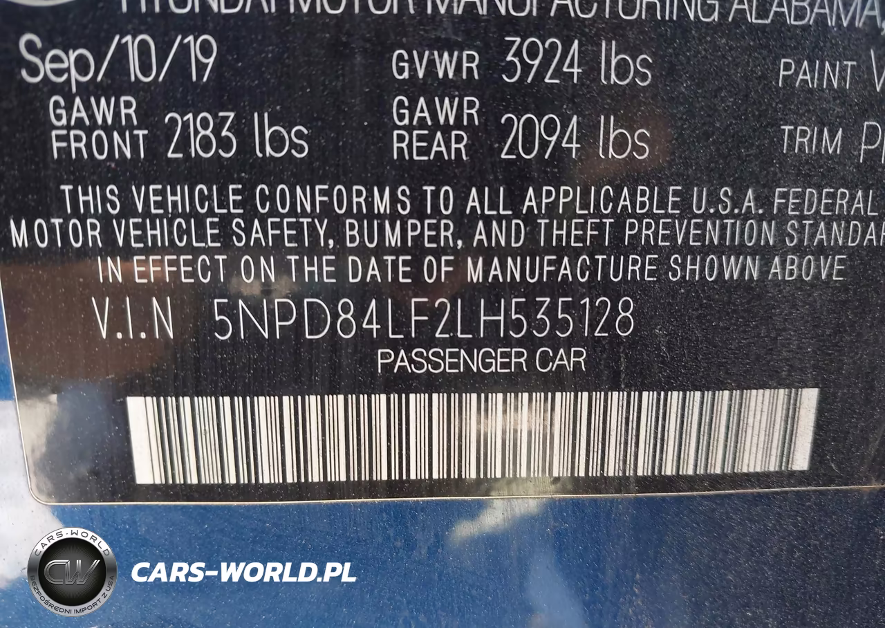 2020 Hyundai Elantra Sel VIN:5NPD84LF2LH535128 - 9