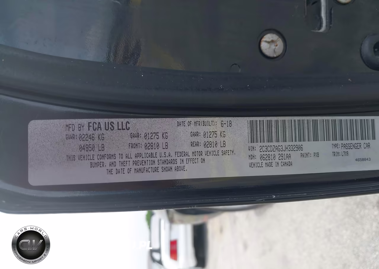 2018 Dodge Challenger Sxt VIN:2C3CDZAG3JH332906 - 9