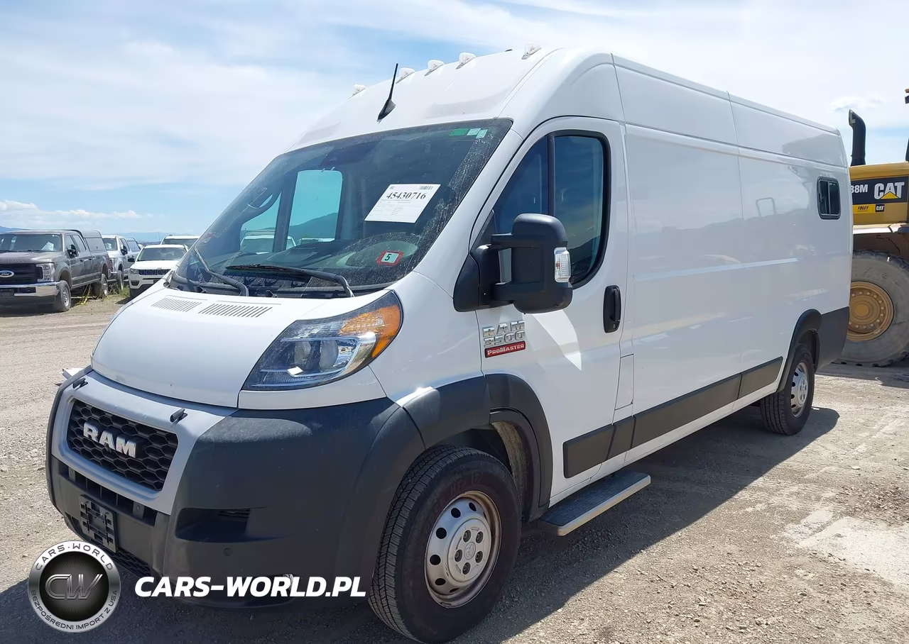 2022 Ram Promaster 3500 Cargo Van High Roof 159 Wb Ext VIN:3C6MRVJG7NE111781 - 2
