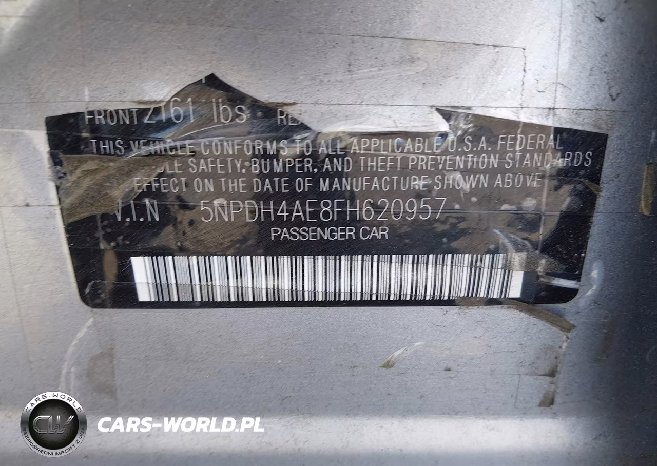 2015 Hyundai Elantra Se VIN:5NPDH4AE8FH620957 - 9
