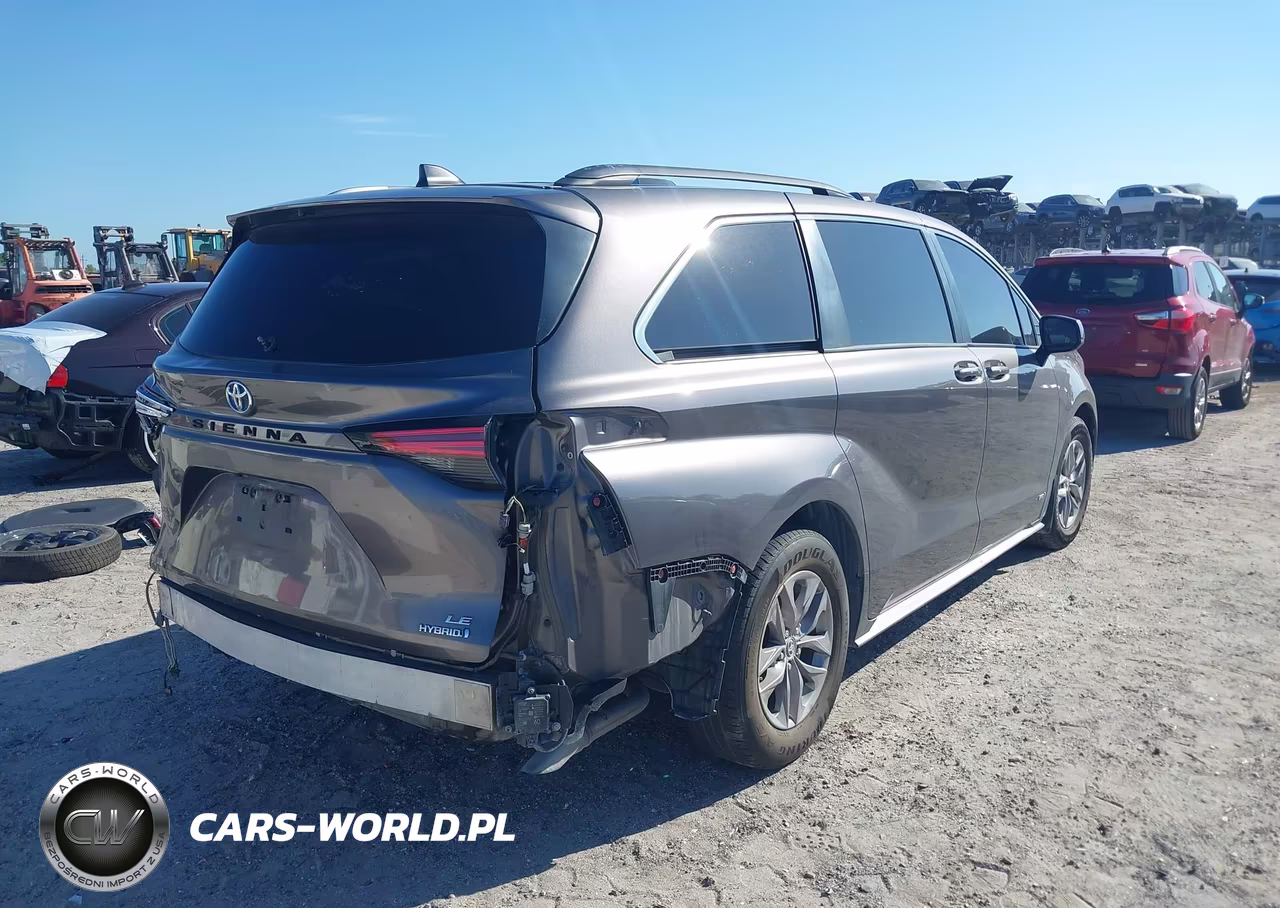 2021 Toyota Sienna Le VIN:5TDKRKEC2MS033291 - 4